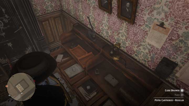 Pistol ammo inside Blackwater bank in RDR2 Online